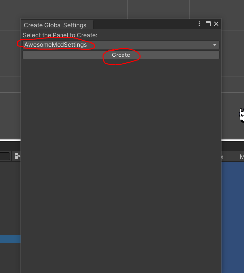 Create Global Settings Object