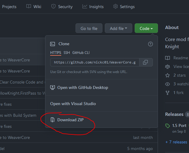 Download WeaverCore Zip