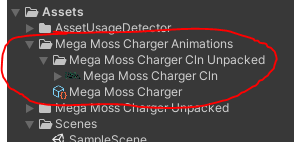Unpacked Animations